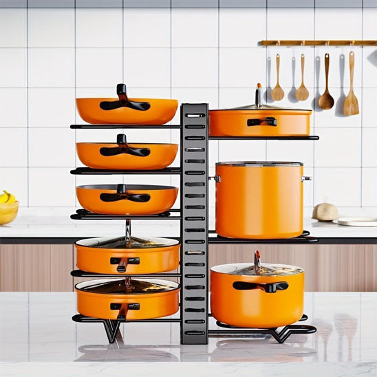 Rangement Casseroles avec compartiments réglables